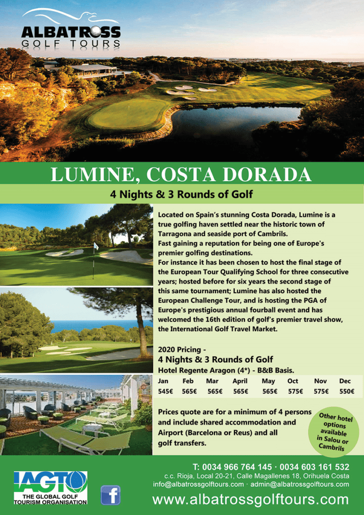 Lumine Golf, Costa Daurada | Albatross Golf Tours